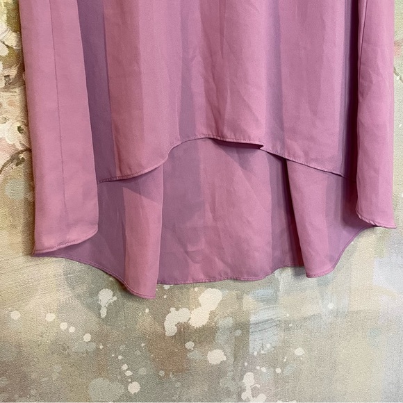 Vince Camuto Purple Blouse Medium - Picture 2 of 4